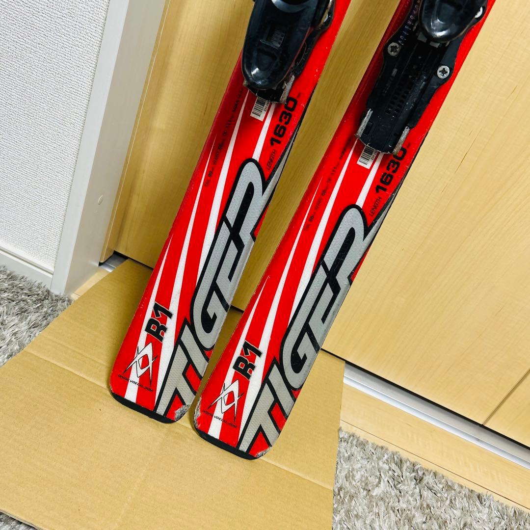 【送料無料】Volkl R1 TIGER 163cm タイガー レッド スキー板