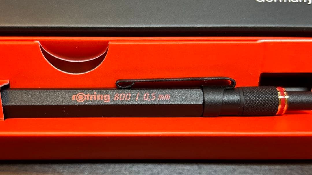 【️未使用】ロットリング 800 メカニカルペンシル ブラック 0.5mm