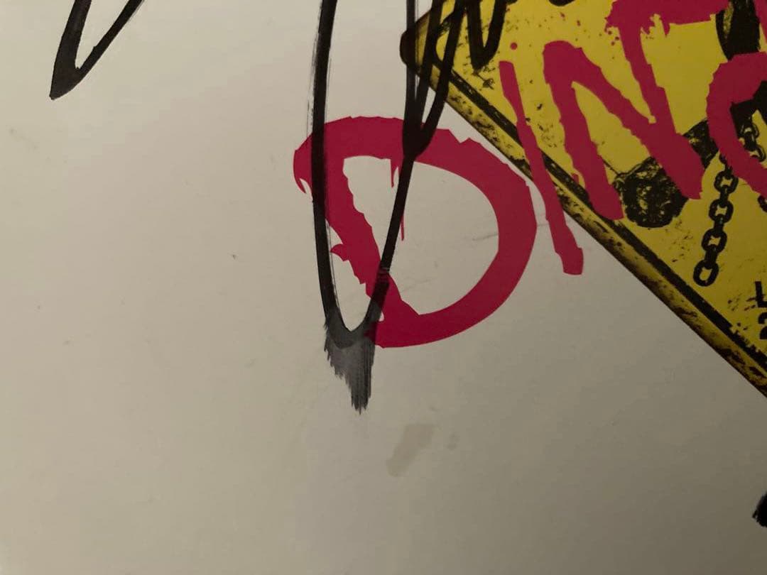 B'z サイン色紙(ツアーLIVE DINASAUR会場にて)