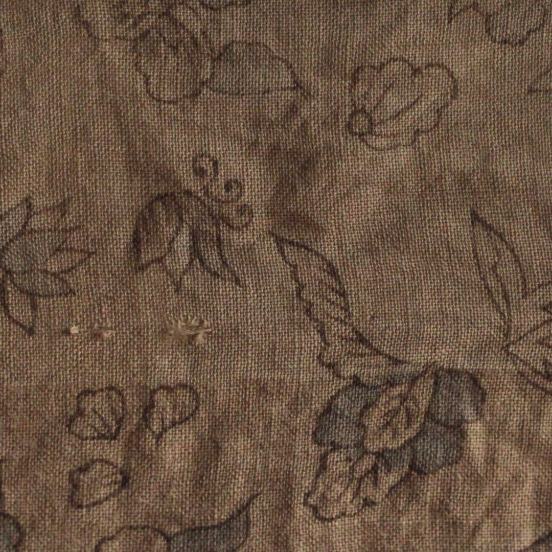 古い 和更紗 端切れ 額装 古道具 アンティーク 古布