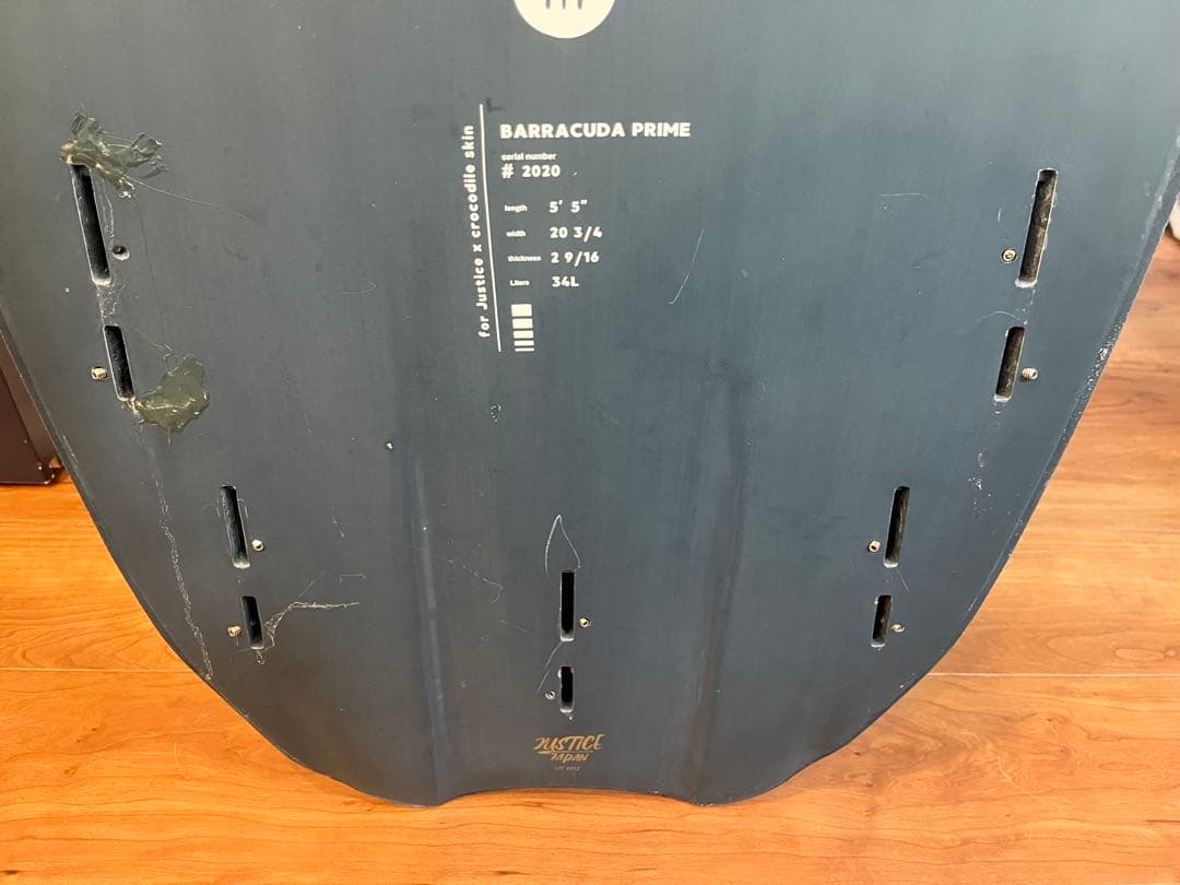 千葉北手渡し可！ジャスティス　Justice バラクーダ 5’5 FCS2