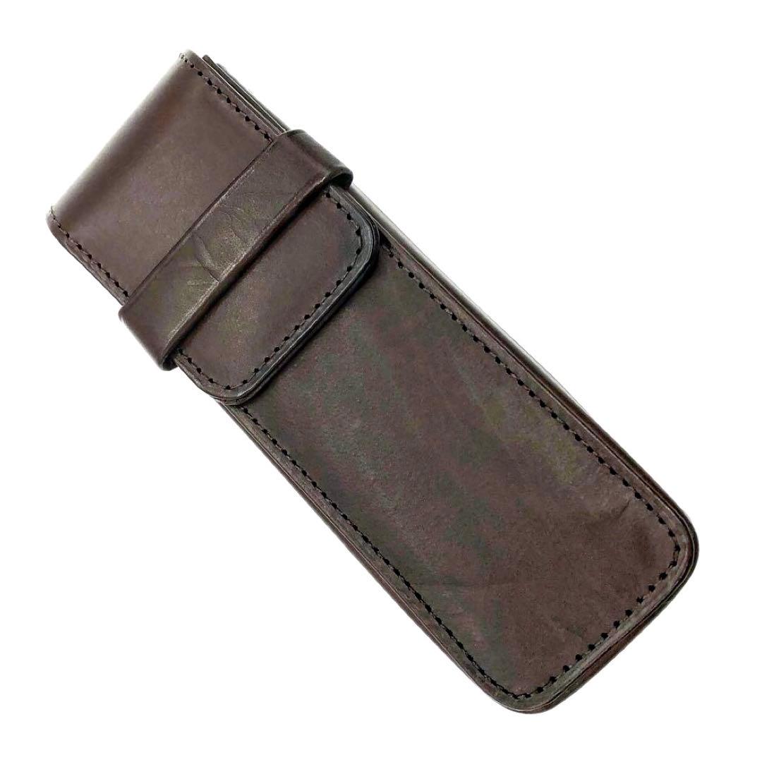 筆記具 OLD COACH pen holder leather