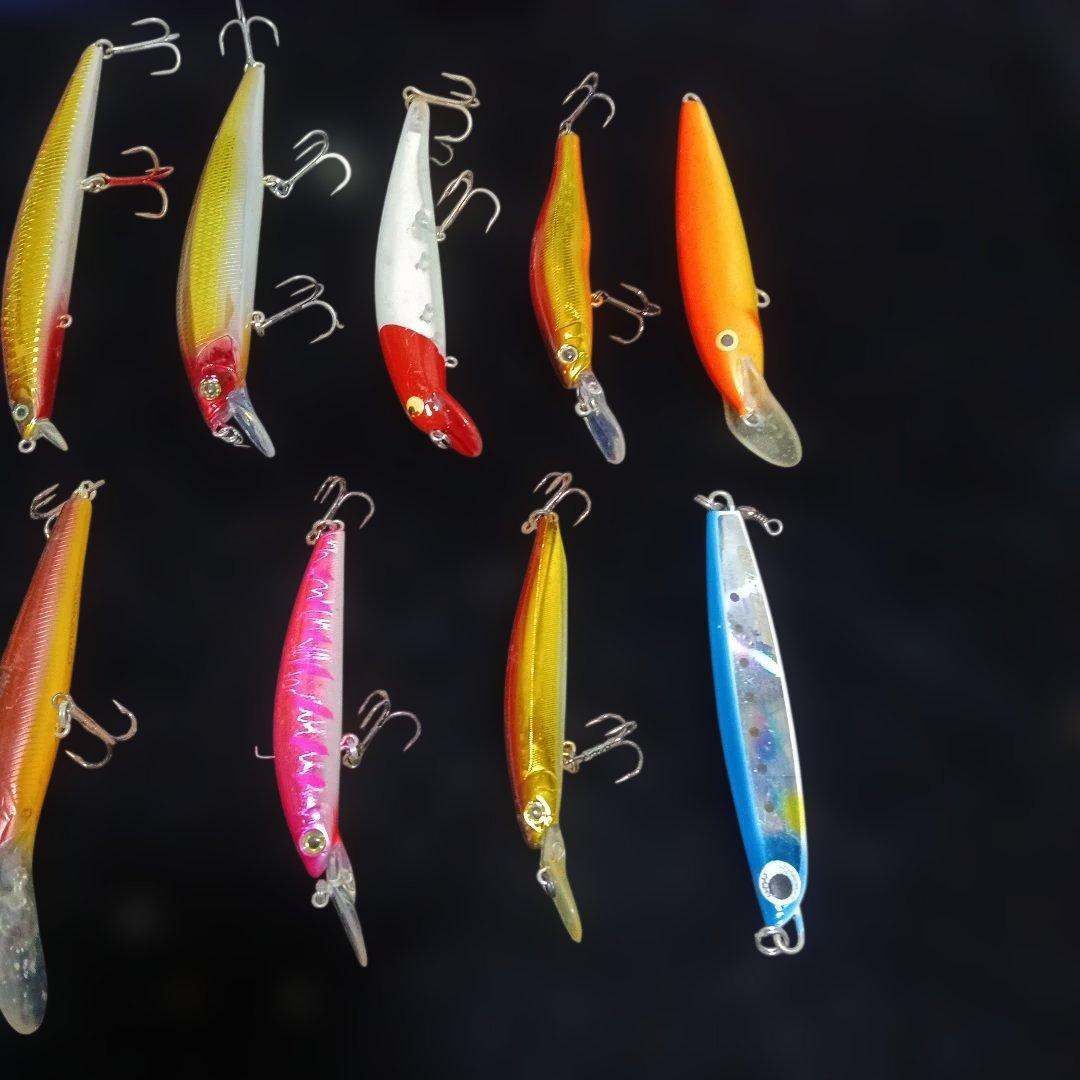 112..ミノー・プラグルアーセット 収納ケース付き