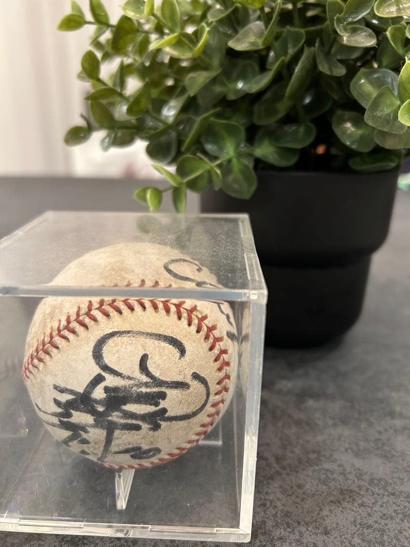 広島カープ時代　金本知憲　ホームランボール 直筆サインボール。