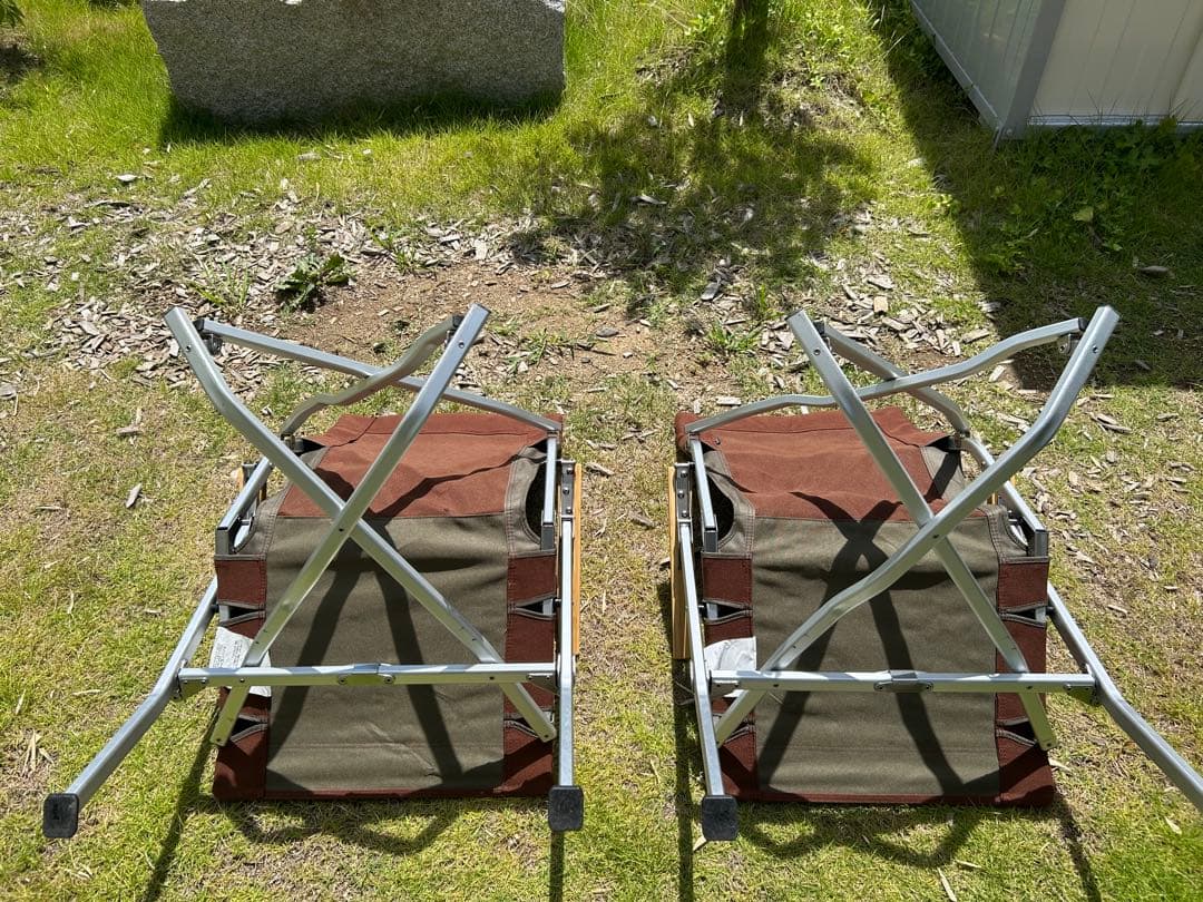 スノーピーク チェア2脚セット　ブラウン