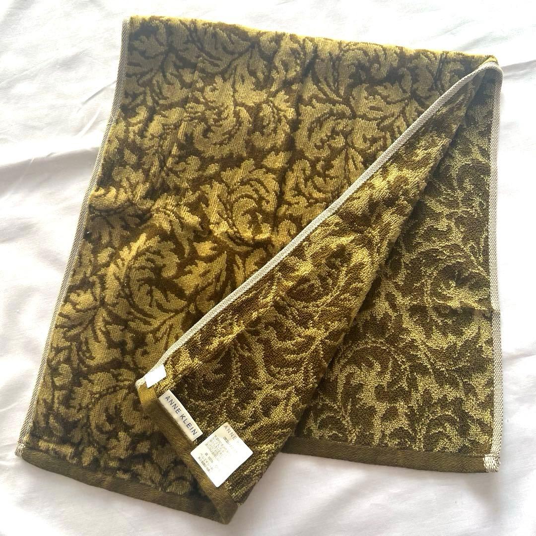 003【未使用】❤️ANNE  フェイスタオル　グリーン