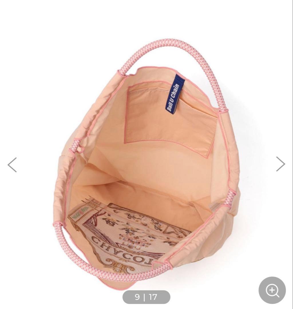 チャコット　Ball&Cain catトートバッグM