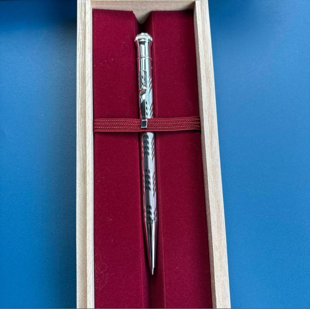 早川式練出鉛筆 シルバー 木製ケース付き