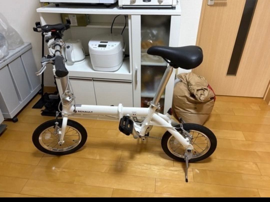 RENAULT 折りたたみ自転車 ホワイト