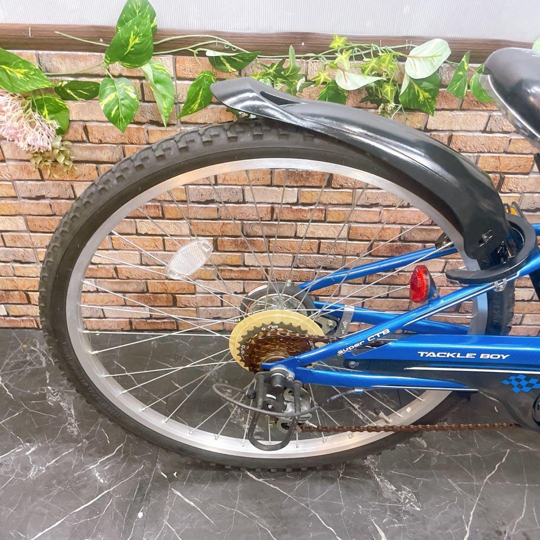 【43】子供用自転車 子供車 TACKLE BOY ブルー 26インチ