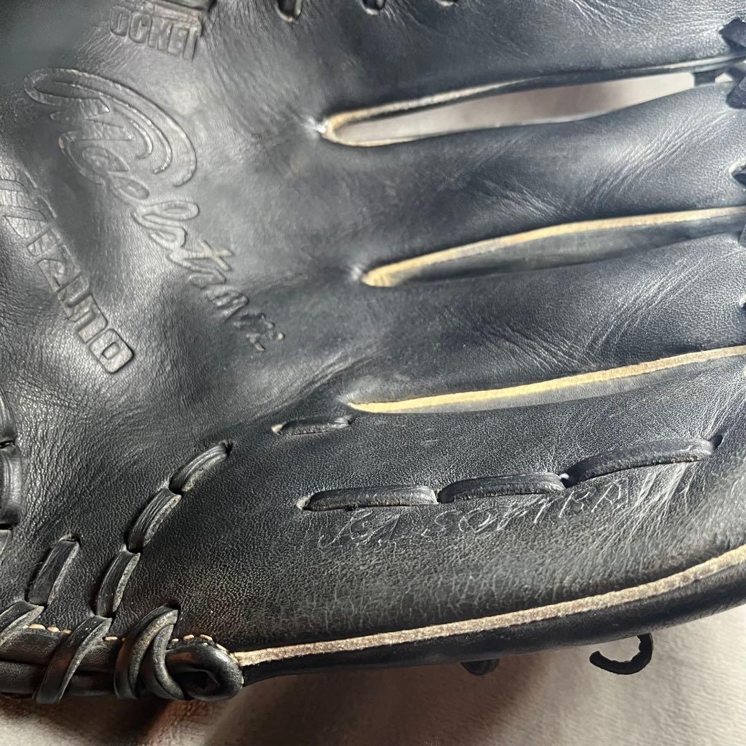 ミズノ　ビューリーグ　ソフトボールグローブ 右投げ用　青ビュー　Mマーク