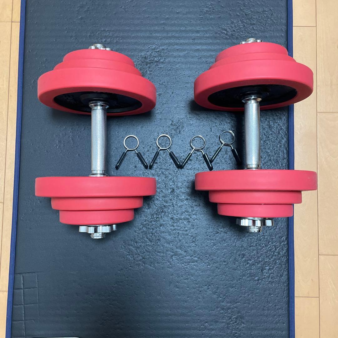 ⚠️引き取り限定　LEADING EDGE ダンベル 20kg 2個セット