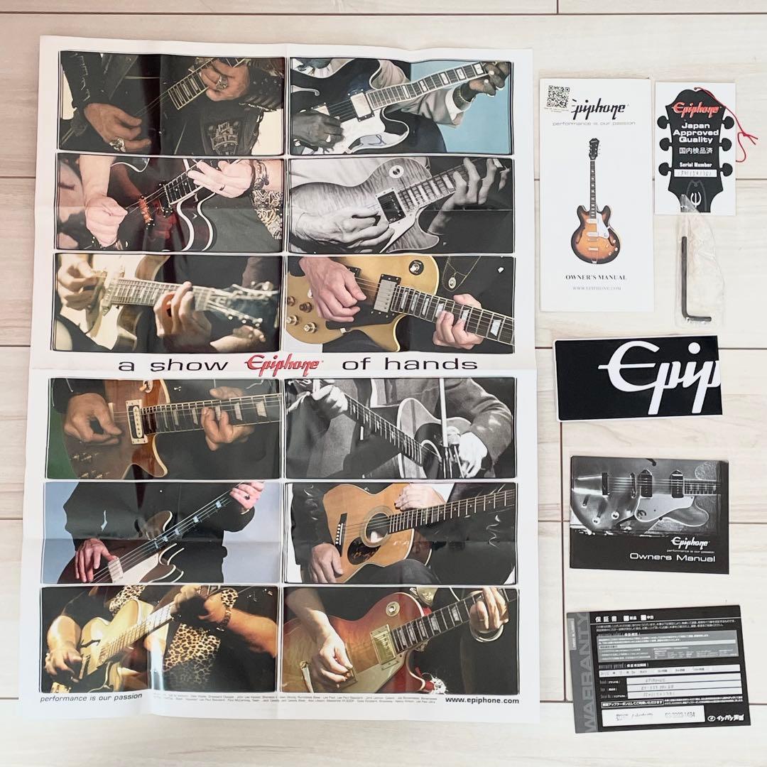 【美品】エピフォンEpiphone セミアコ　 DOT ES-339 Ebony