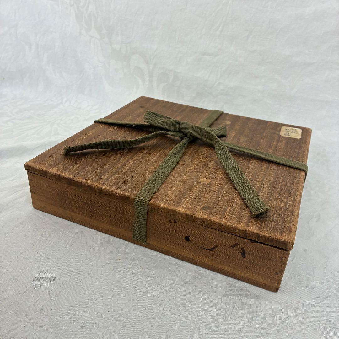 蒔絵 四方盆 へちま 螺鈿 共箱 木製 蒔絵盆 香盆 茶道具 骨董品