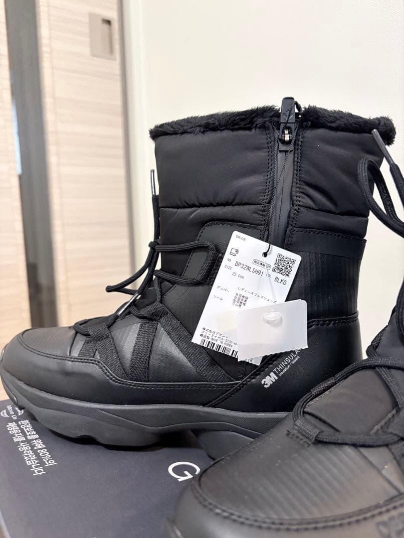 【特別価格】デサント防寒GOLFシューズDESCENTEゴルフブーツ24.5