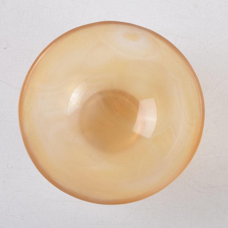 中国　玉石瑪瑙彫刻　盃　ぐい呑　C　9114