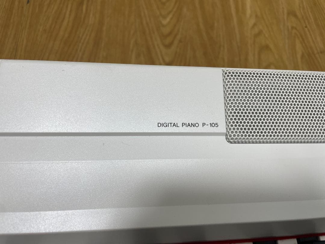 K♢1026 ヤマハ 電子ピアノ P-105WH　収納ケース付き