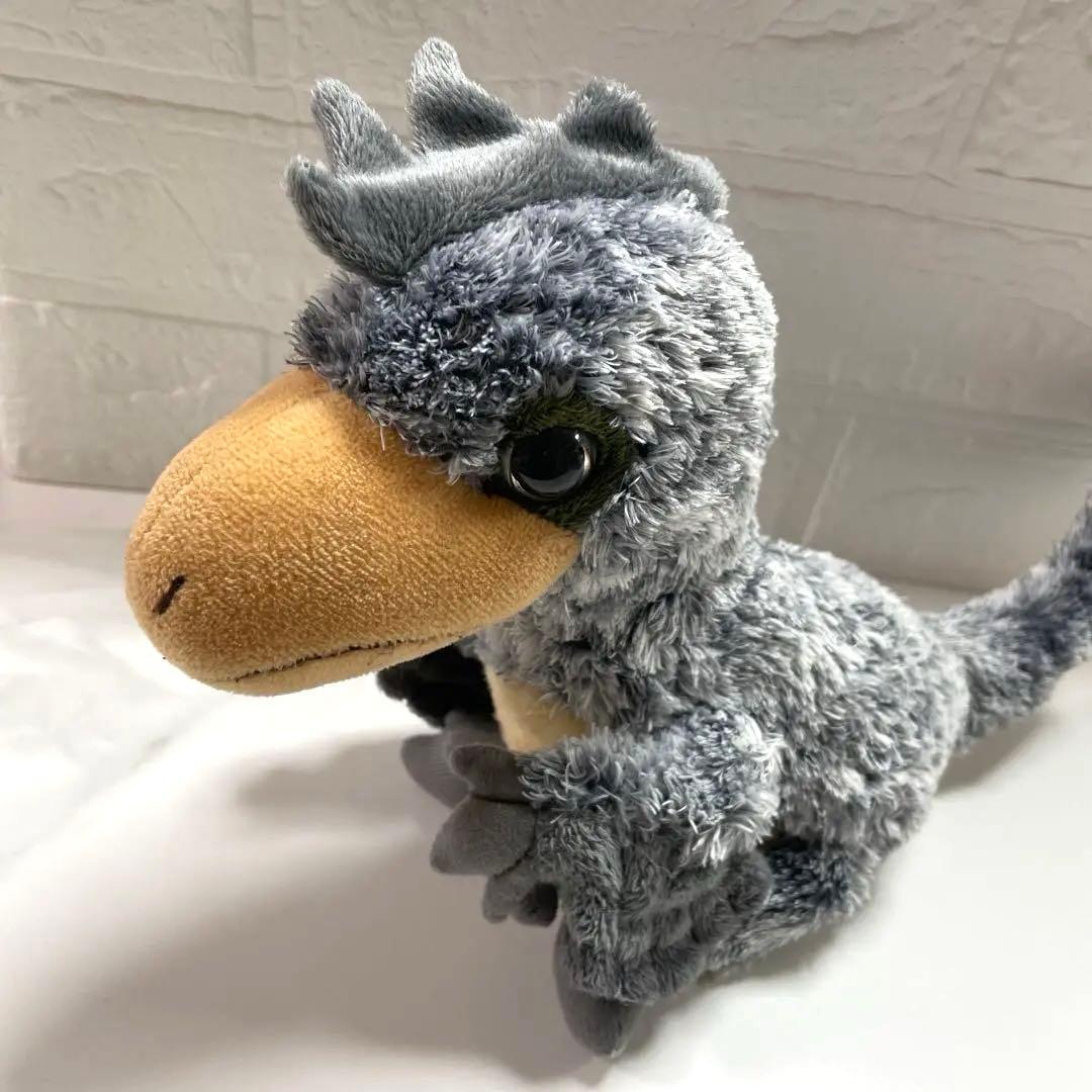 恐竜　トロオドフォルモスス　鳥類　ぬいぐるみ　激レア　グレー　匿名配送