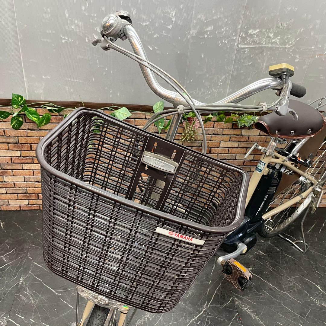 【177】電動自転車 YAMAHA PAS クリーム 26インチ
