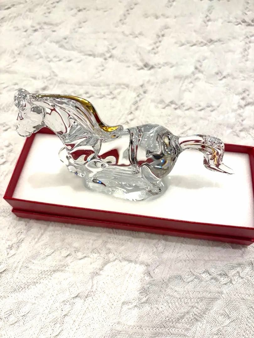 【未使用品】Baccarat 2026干支　馬ゴールド