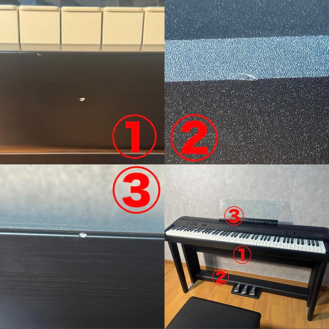 【送料無料】Roland FP-90X ブラック　スタンド・ペダルセット