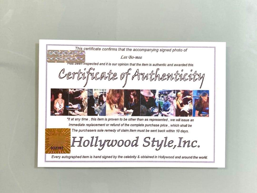 セール中…イボミ直筆サイン入り2Lサイズ写真…