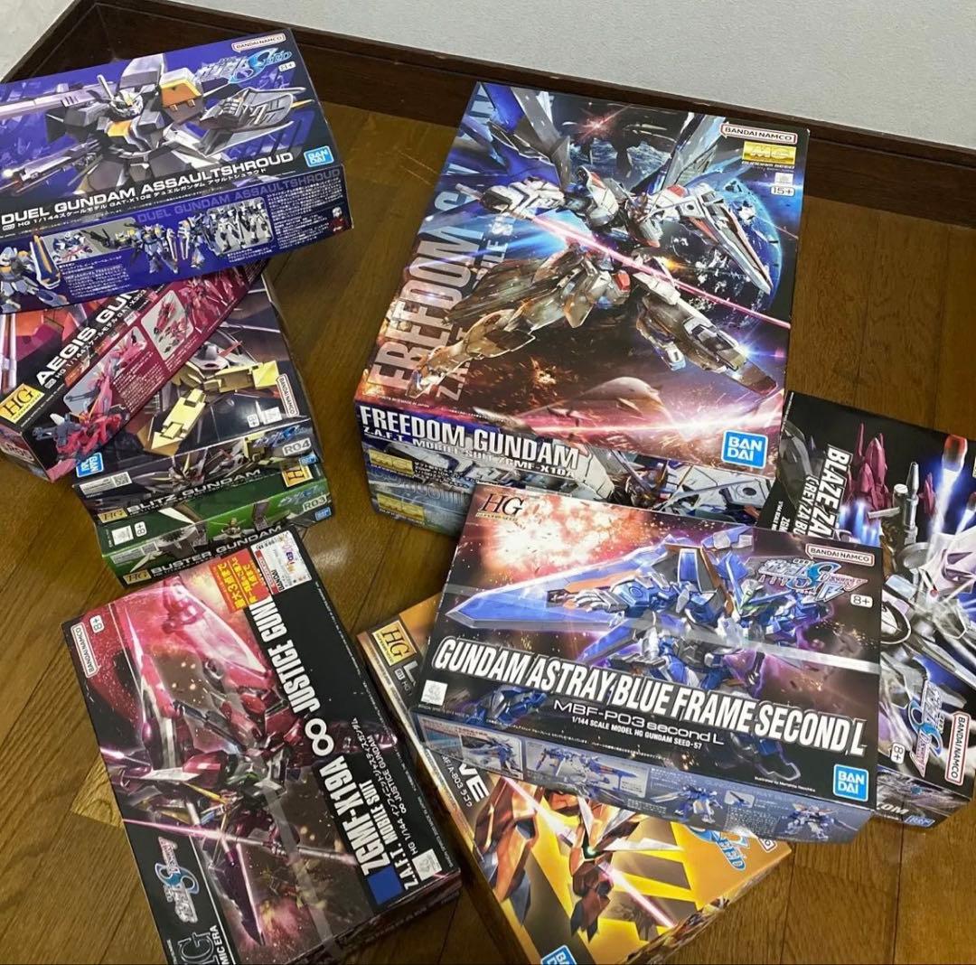 SEED/DESTINY MG/HG ガンプラ 10点まとめ売り ジャスティス