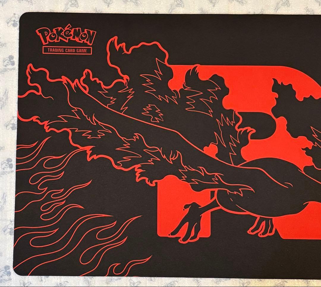 希少 ファイヤー ロケット団 プレイマット 公式品 ポケモンカード