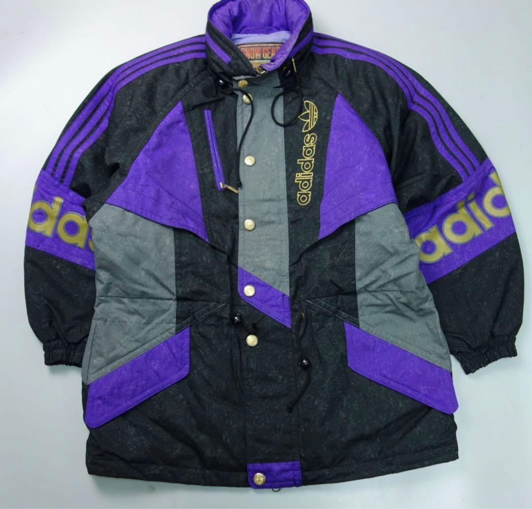【希少入手困難】80s古着　アディダス　ジャケット　デサント製　スキーウェア　M