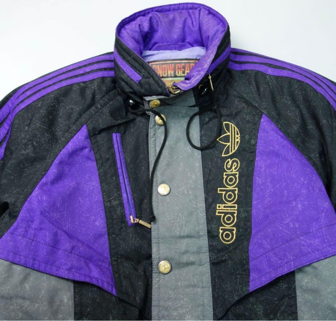 【希少入手困難】80s古着　アディダス　ジャケット　デサント製　スキーウェア　M