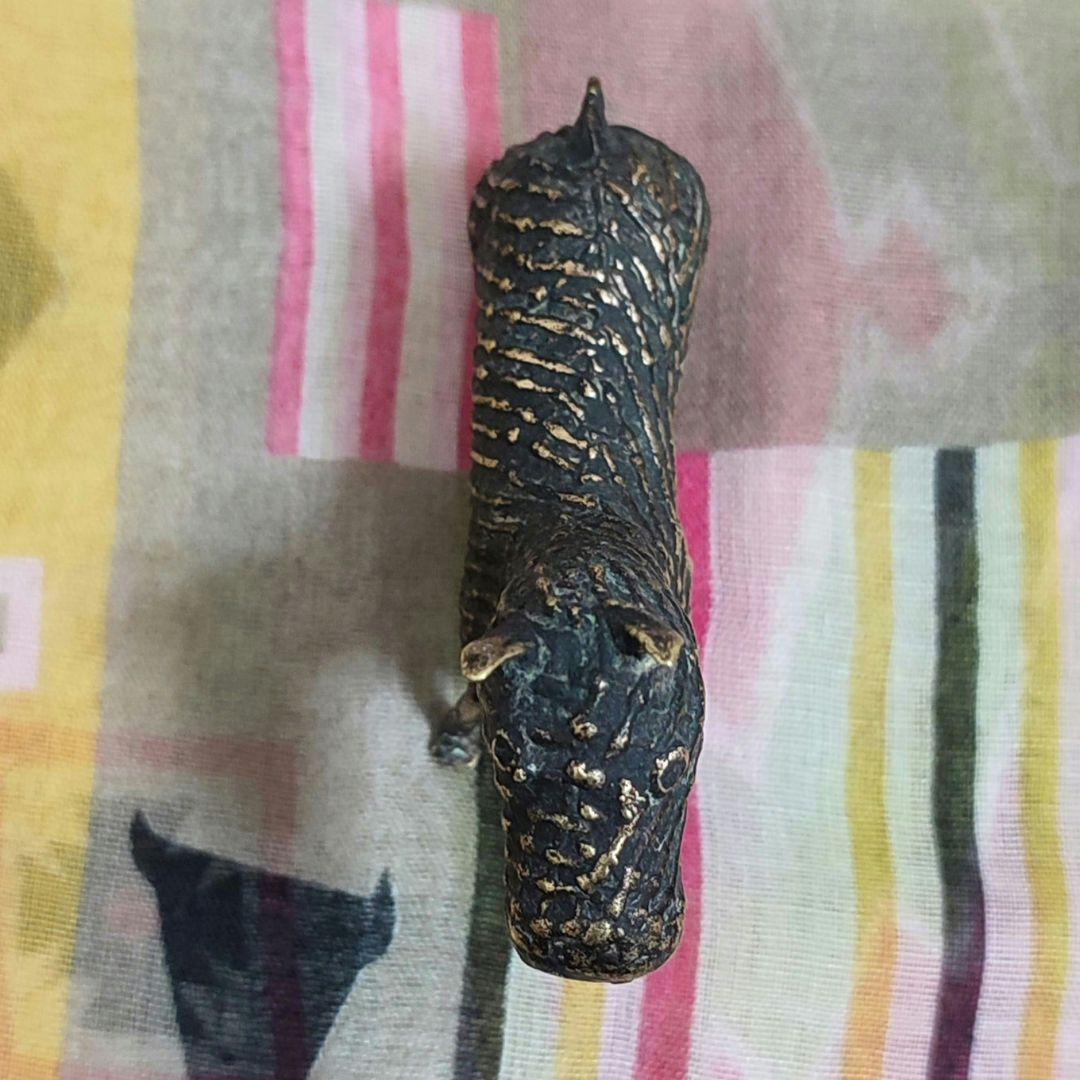 【アンティーク】インドの鋳造工芸品✨馬のブロンズ像