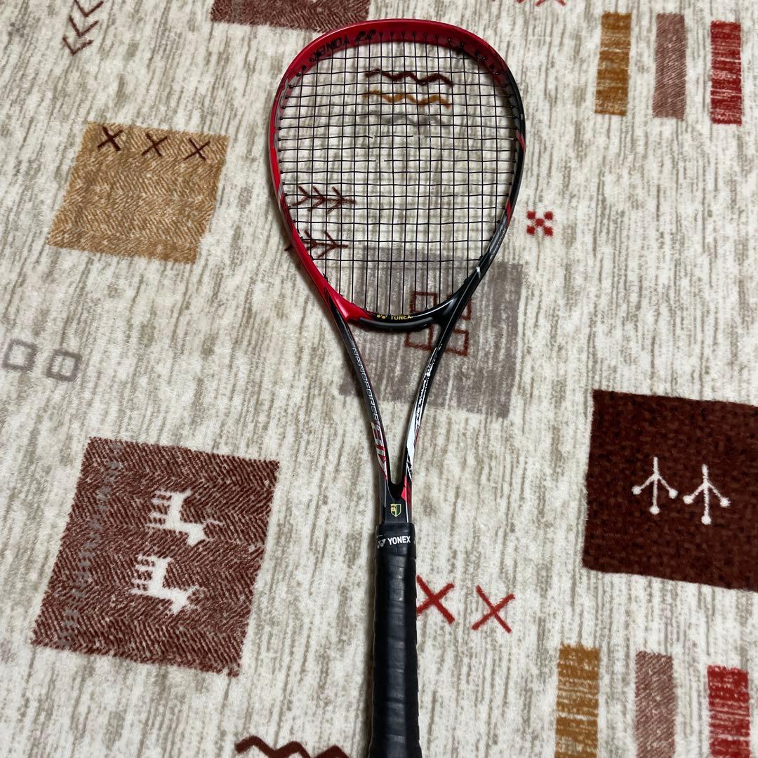 YONEX ナノフォース8Vレブ フレイムレッド UL1 美品 廃盤カラー