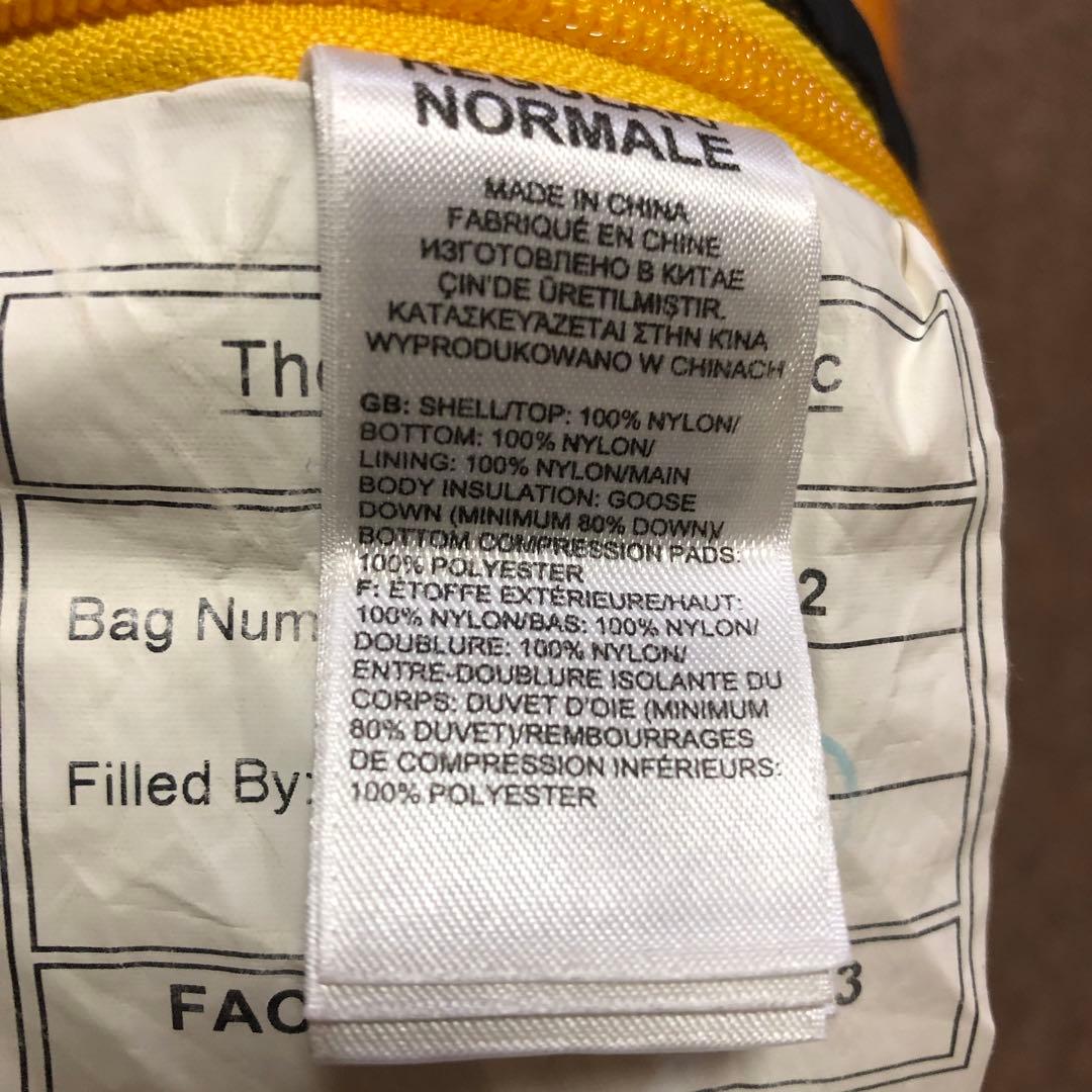 アウトドア寝具 THE NORTH FACE  DOWN SLEEPING BAG