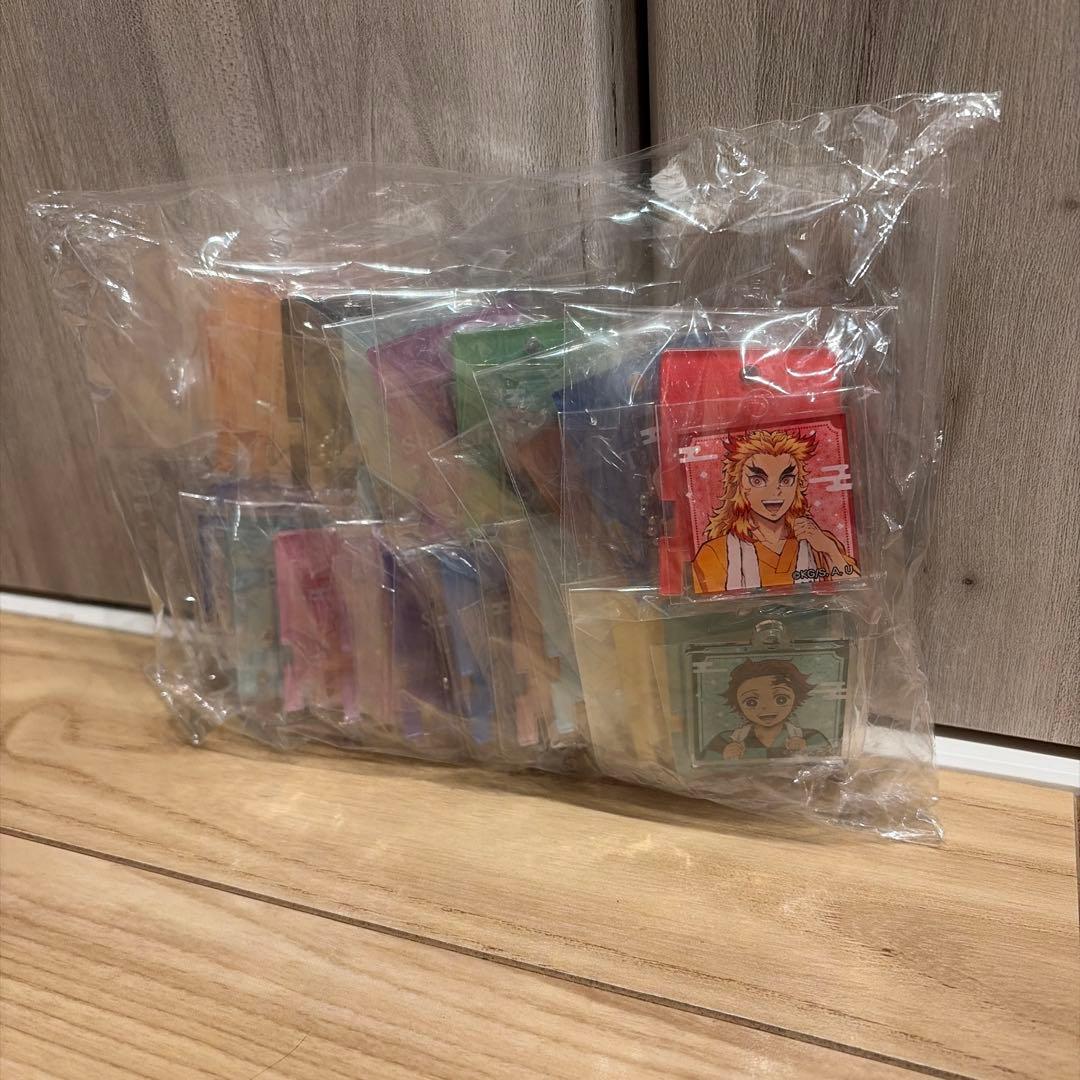 鬼滅の刃×極楽湯・RAKU SPA 銭湯錠風キーホルダー　全19種セット