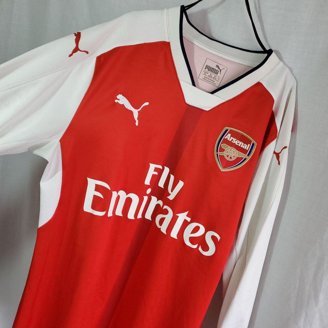 プーマ Arsenal アーセナル　長袖 レプリカ ユニフォーム　赤 ホーム