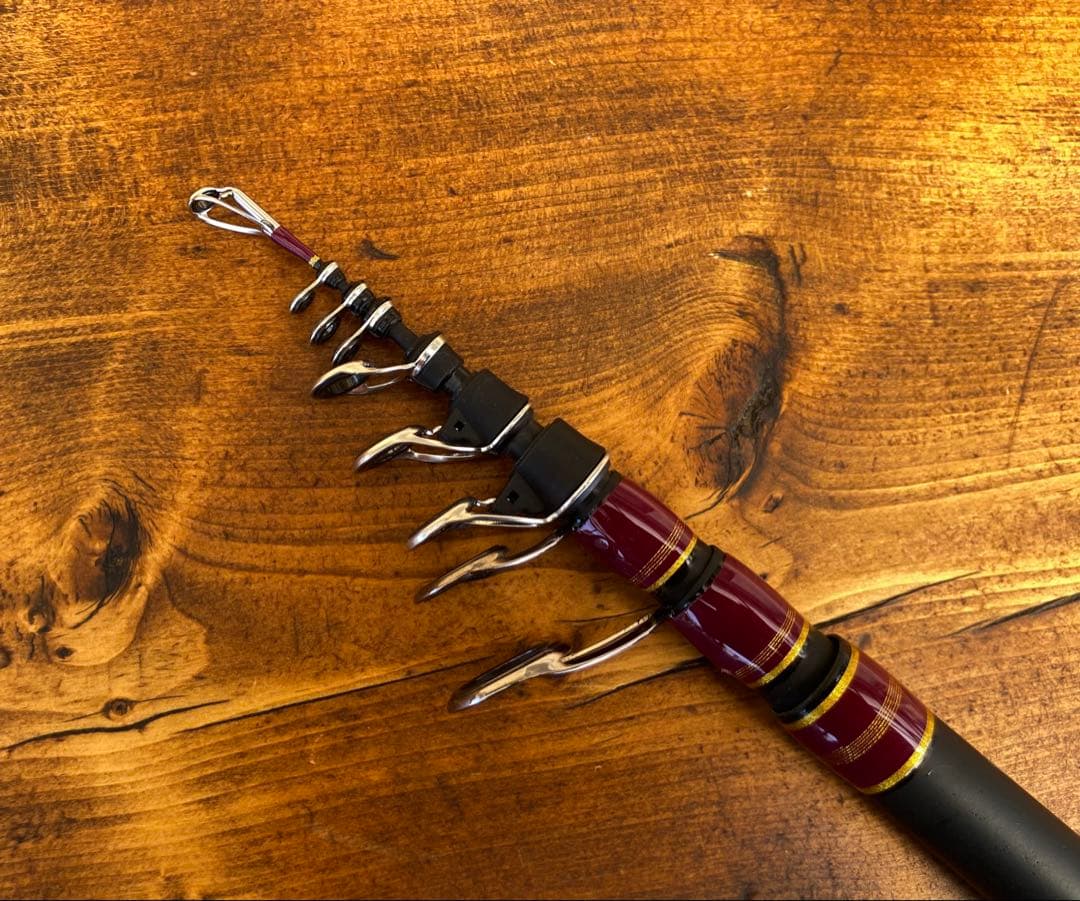 8ft 240cm カスタムロッド　テレスコロッド　スピニング　ハンドメイド