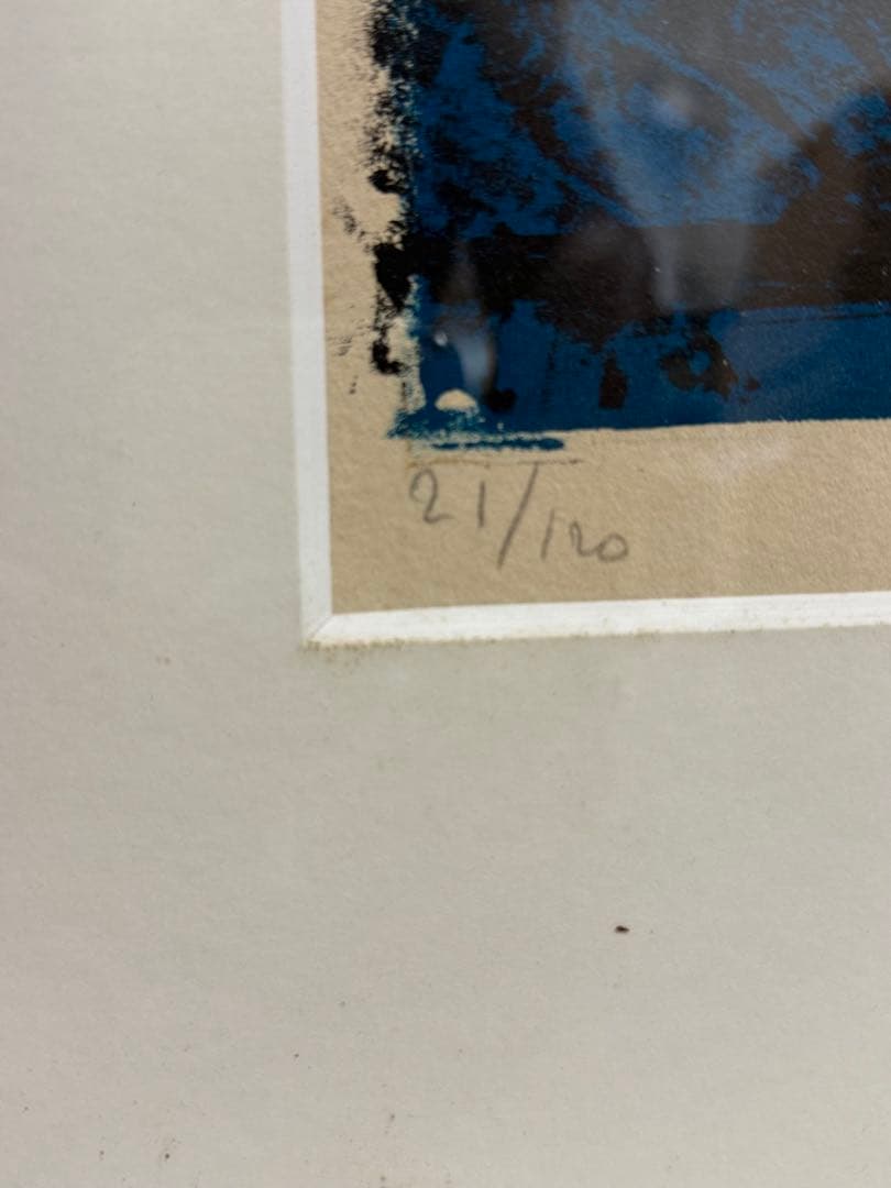 Tベルナール・ビュッフェ 「獅子使い:サーカスより」 リトグラフ 21/120