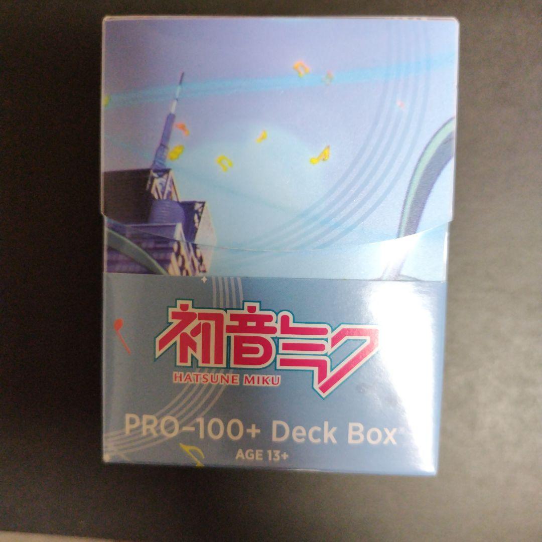 ultrapro 初音ミク expo 10周年 スリーブ3種 デッキボックス