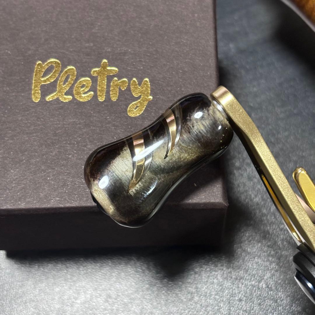 プレトリー　スタビライズドウッド & メタル　ブラック/ゴールド　値下不可