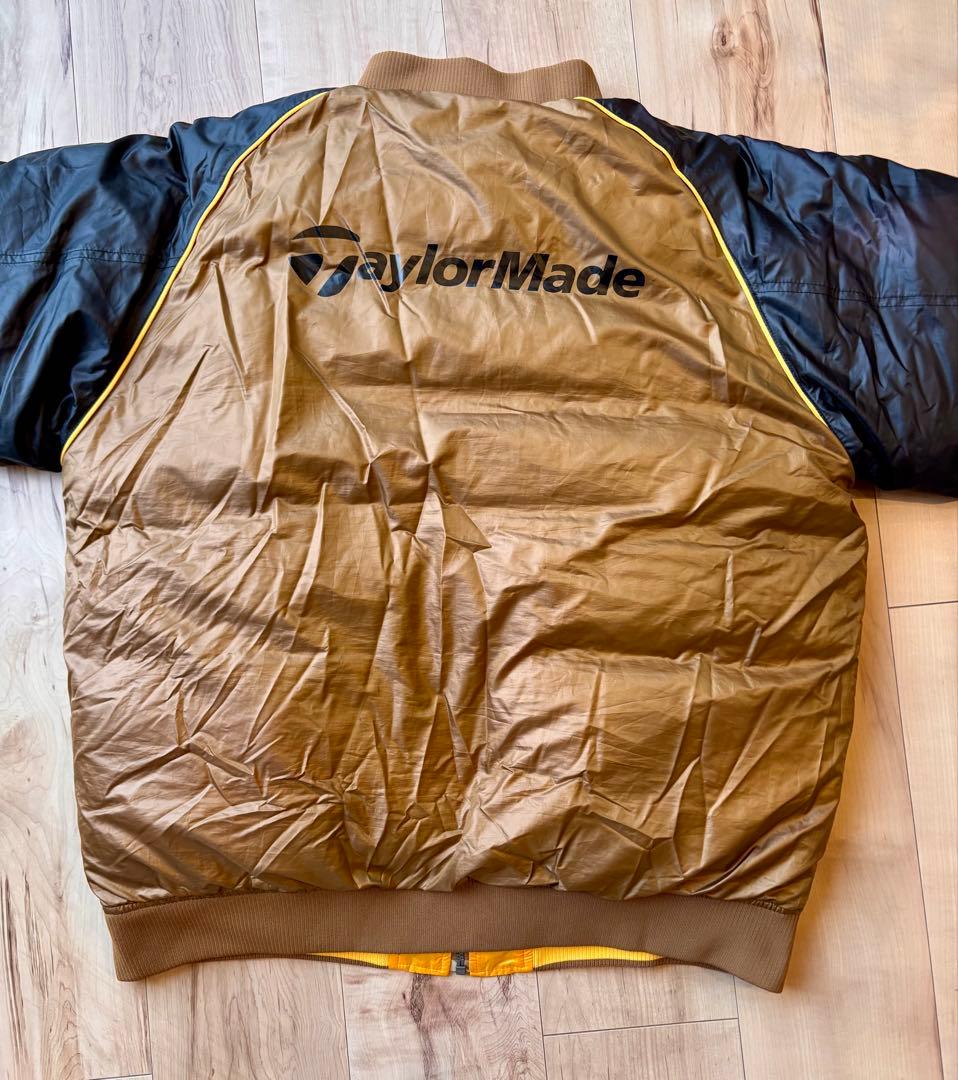 【極暖ダウン】テーラーメイド リバーシブル ゴルフジャケット サイズO LL