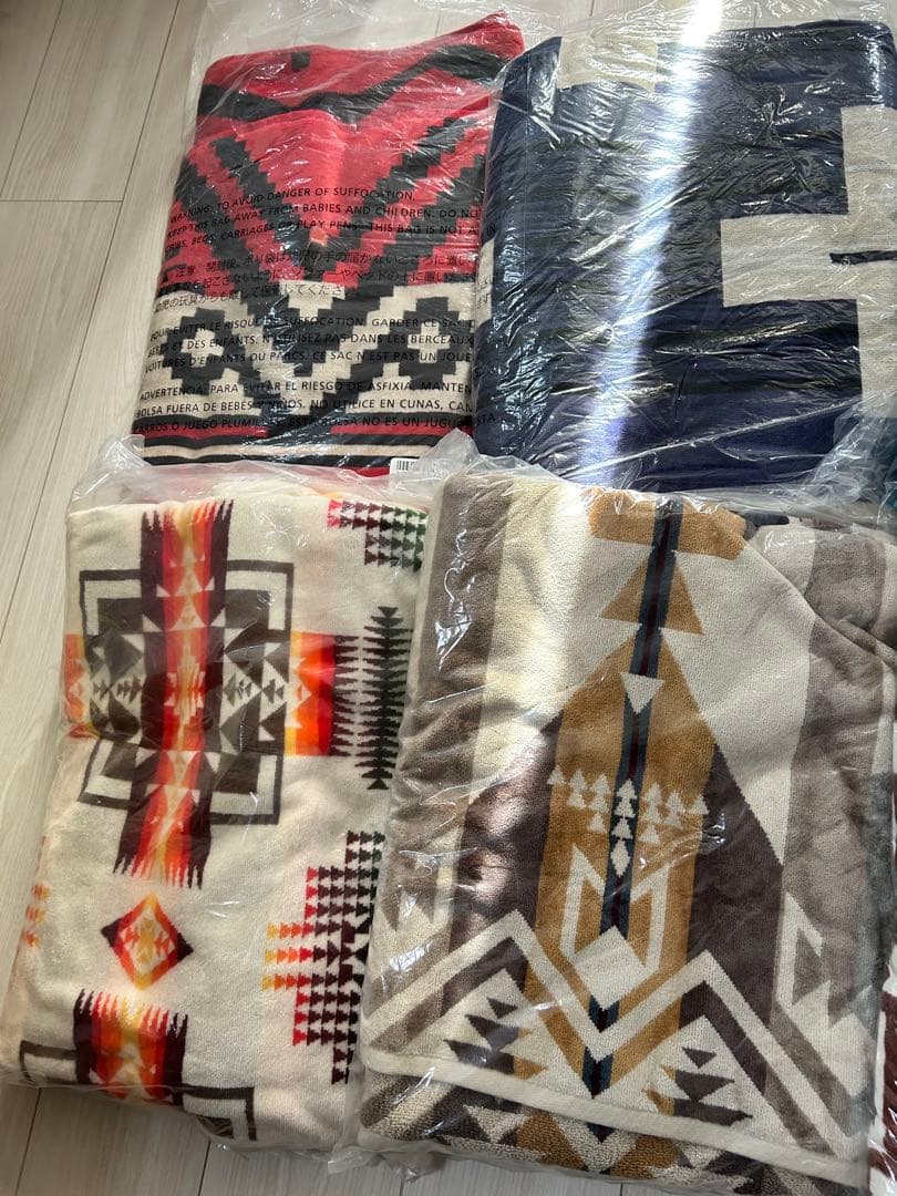 未使用　PENDLETON ペンドルトン ブランケット 大判 ビーチタオルセット