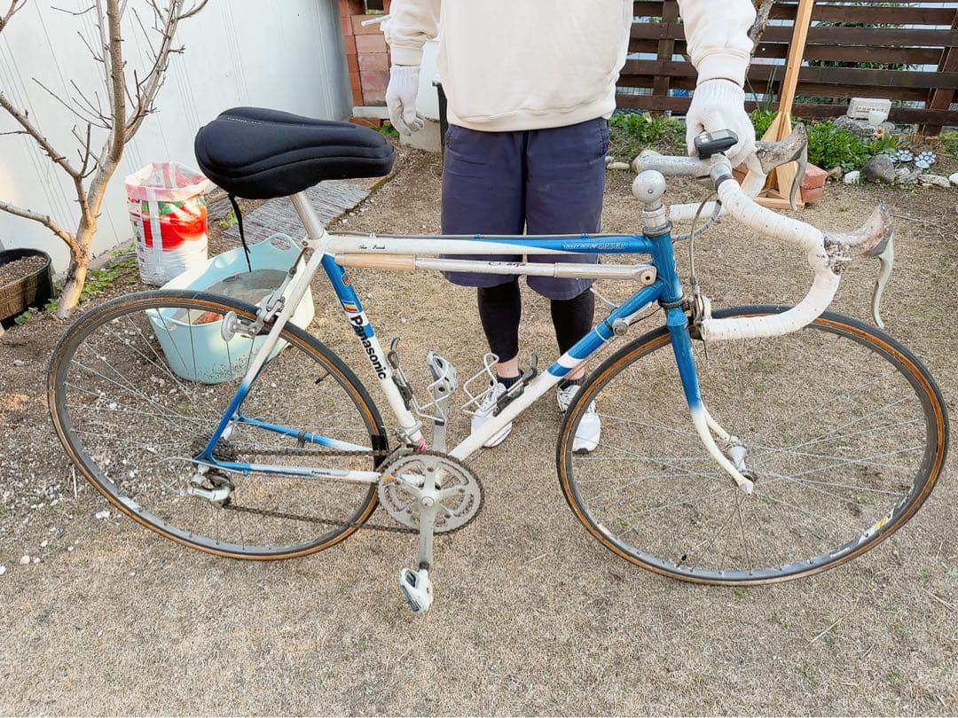 【引取限定】Panasonic ヴィンテージ ロードバイク クロモリ 希少モデル