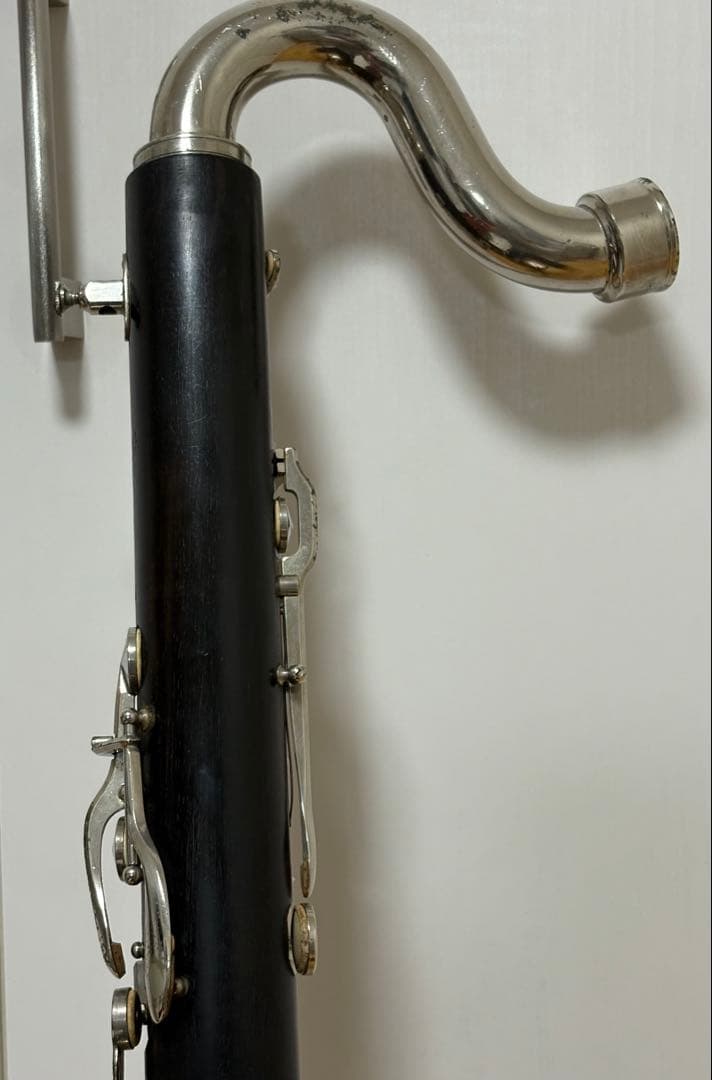 【稀少】バスクラリネット　ノブレ　ケース付き　木製（グラナディラ材）