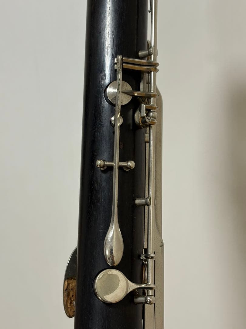 【稀少】バスクラリネット　ノブレ　ケース付き　木製（グラナディラ材）