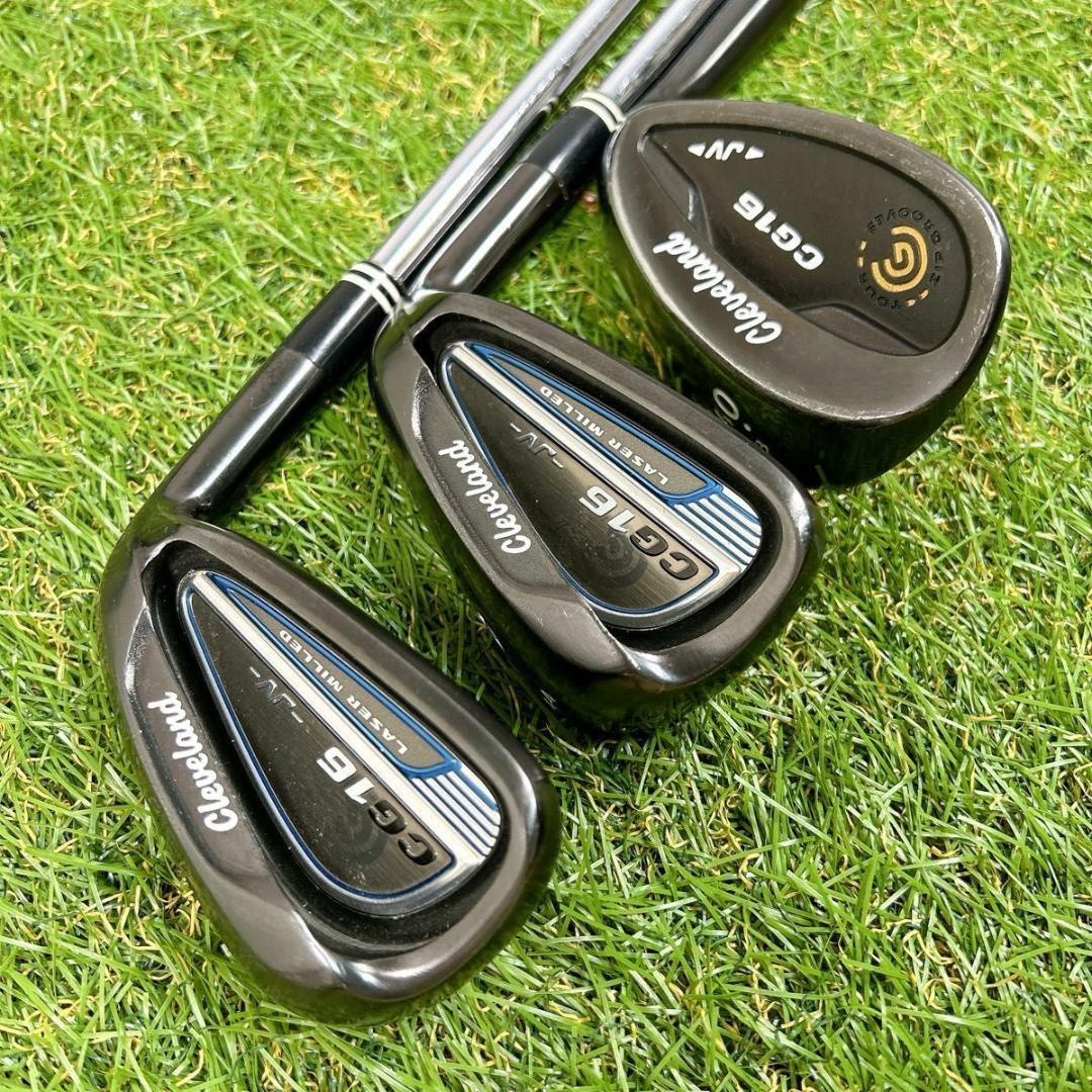 CG16 JV クリーブランド ゴルフ アイアン　メンズ　7本 S ブラック　黒