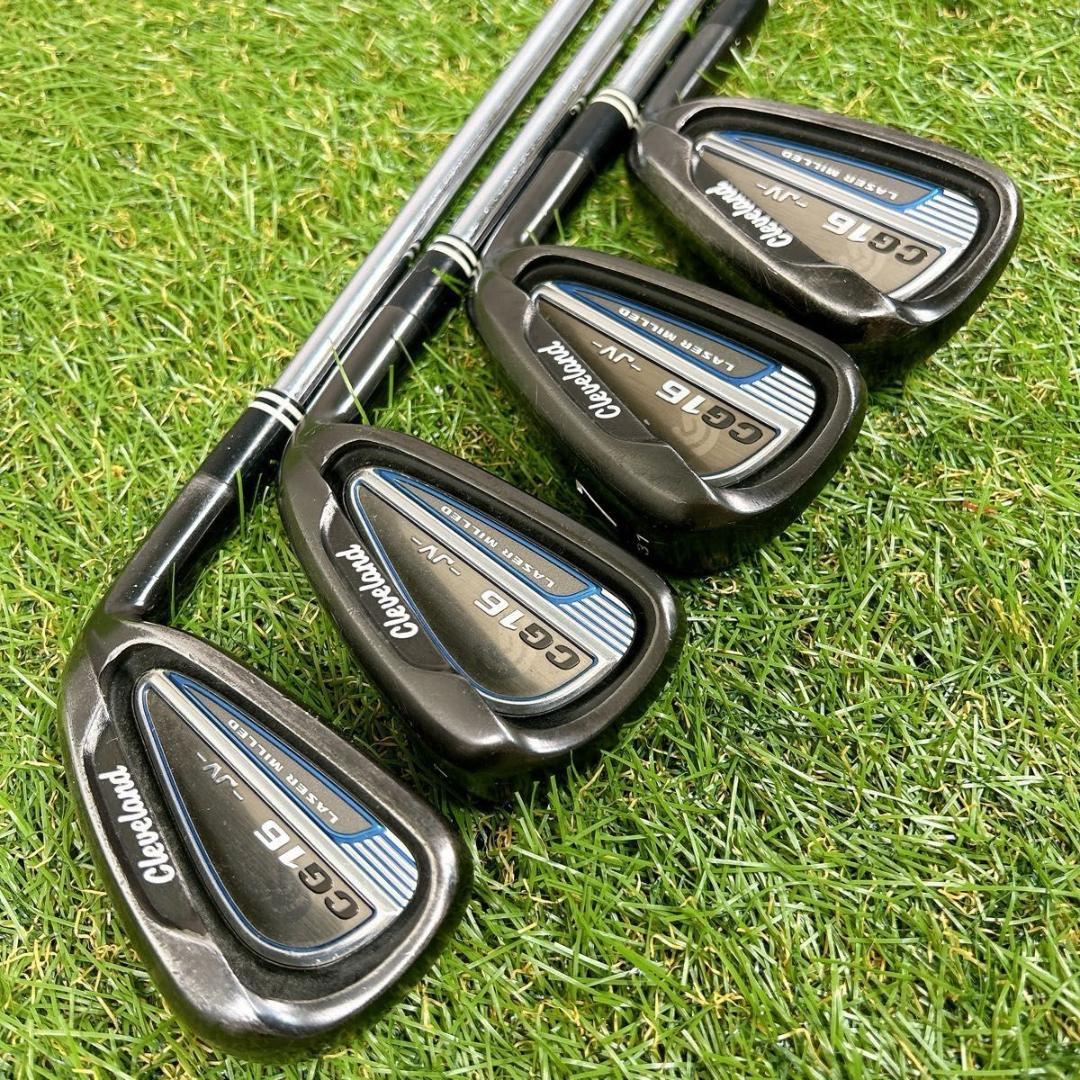 CG16 JV クリーブランド ゴルフ アイアン　メンズ　7本 S ブラック　黒