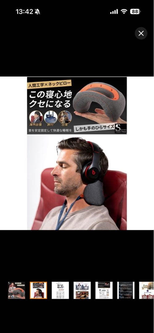 Suite Class Travel Pillow ネックピロー