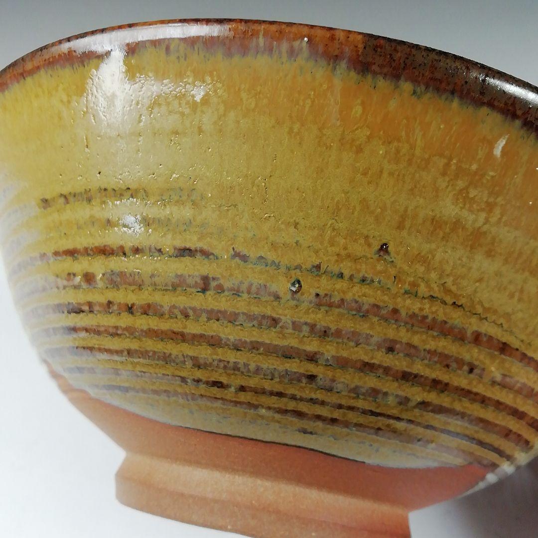 Ｔ６１７　茶碗　『高取焼』『平茶碗』『亀井味楽 造』　共箱　抹茶碗　茶道具