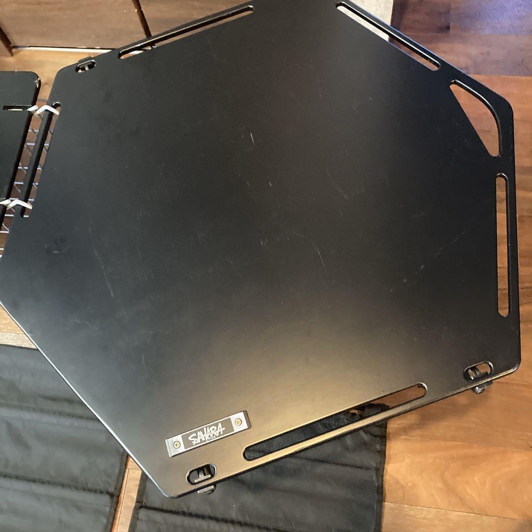 人気✨️フィールドサハラ 折りたたみ ヘキサテーブル キャンプ アウトドア