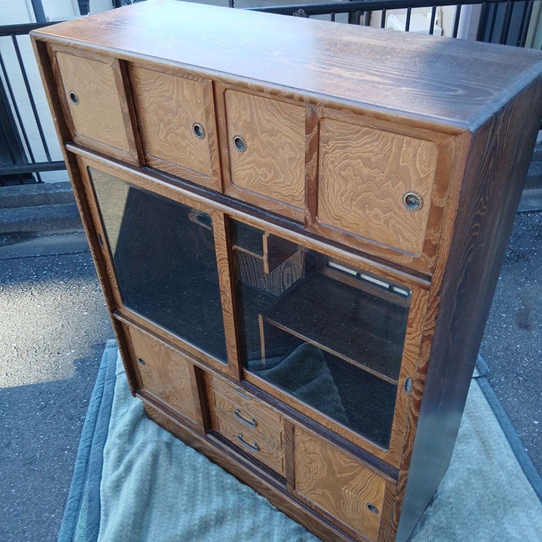 レトロ☆茶タンス 古民家 古家具☆当時物